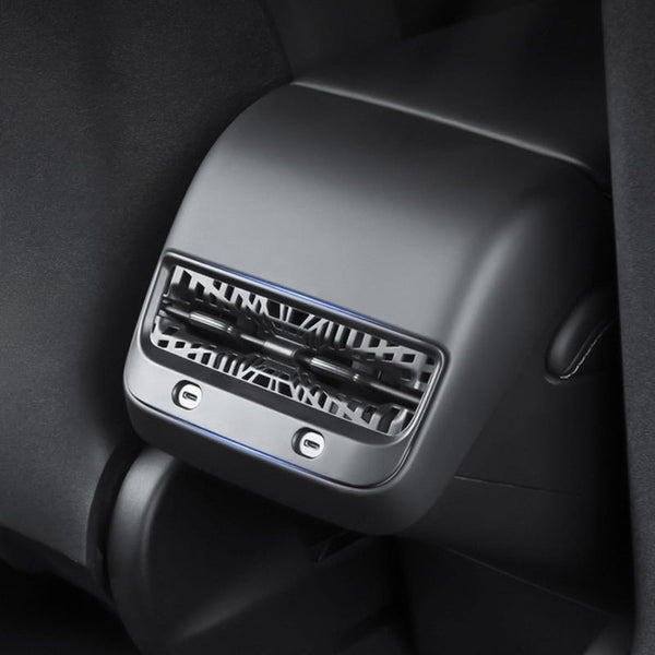 Tesla Model Y/3 Highland Rear Seat Vent Cover Frame and Under Seat Outlet Cover