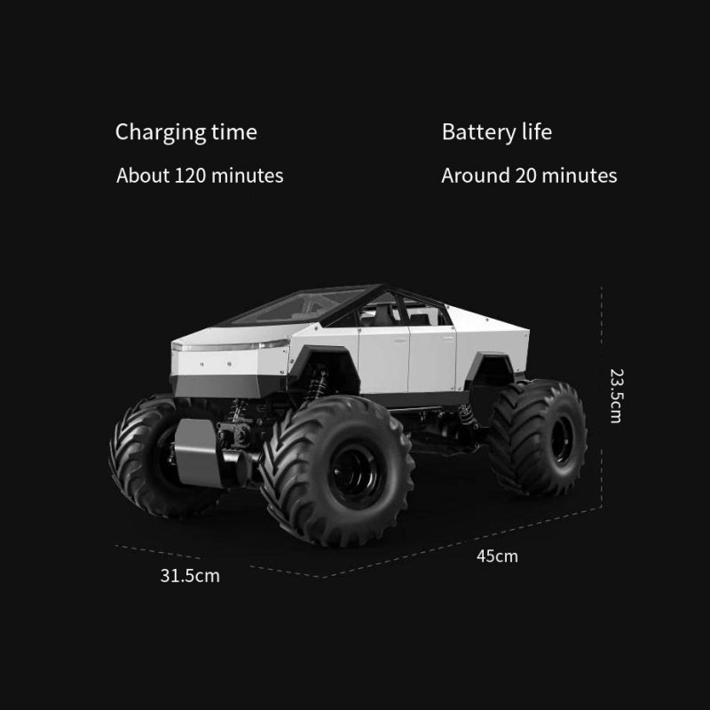 1:8 Tesla Remote-Controlled Cybertruck (three batteries)