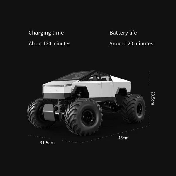 1:8 Tesla Remote-Controlled Cybertruck (three batteries)