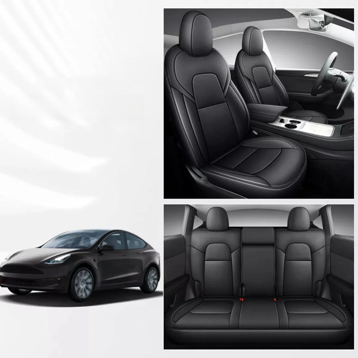 Luxury Comfort Premium Tesla Seat Covers For Tesla Model Y (2017-2024)