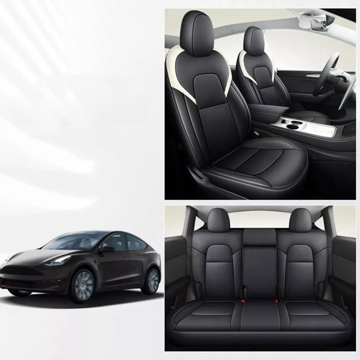 Luxury Comfort Premium Tesla Seat Covers For Tesla Model Y (2017-2024)