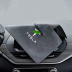 2Pcs Tesla Multipurpose Coral Fleece Towel