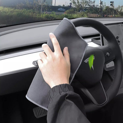 2Pcs Tesla Multipurpose Coral Fleece Towel