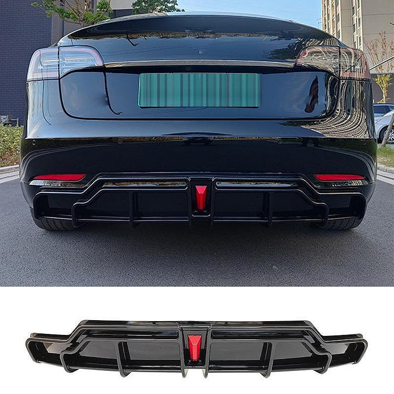 Tesla Model 3/3 Highland Rear Bumper Lip Guard Protector