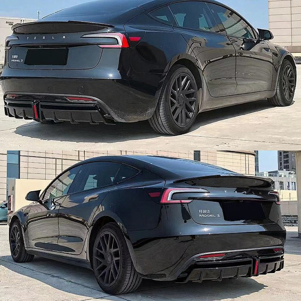 Tesla Model 3/3 Highland Rear Bumper Lip Guard Protector