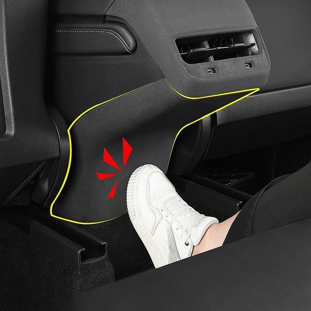Tesla Model 3/Y Alcantara Rear Air Vent Kick Proof Trim Cover