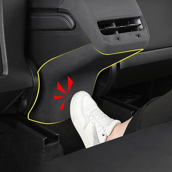 Tesla Model 3/Y Alcantara Rear Air Vent Kick Proof Trim Cover