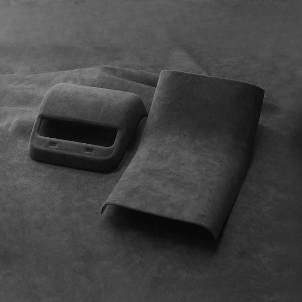 Tesla Model 3/Y Alcantara Rear Air Vent Kick Proof Trim Cover