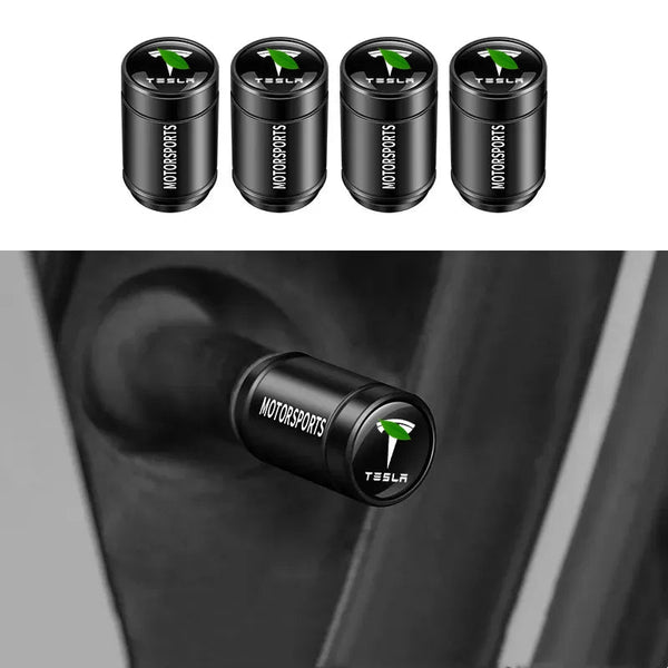 Tire Valve Stem Caps for Tesla