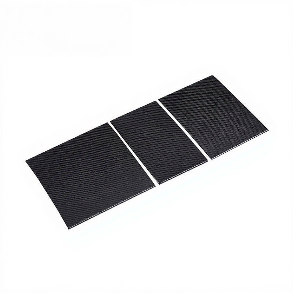 True Carbon Fiber Center Console Overlay for Tesla Model 3 Highland & Model Y Juniper  (3PCS)
