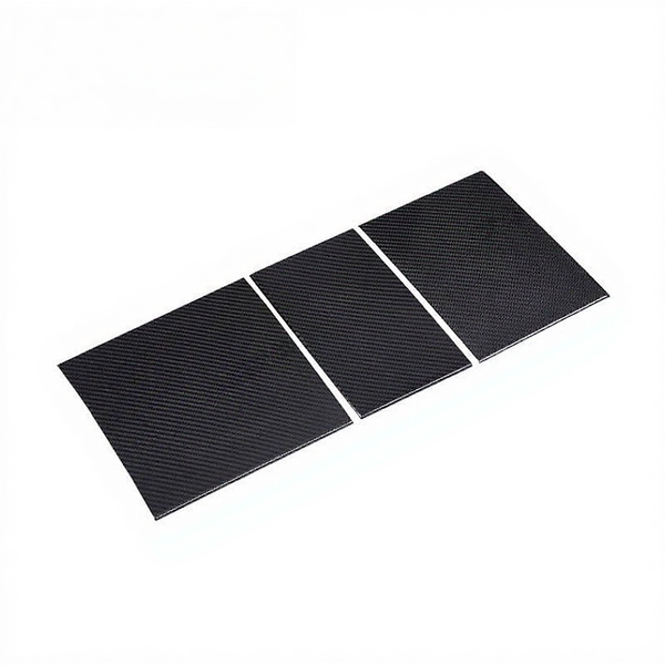 True Carbon Fiber Center Console Overlay for Tesla Model 3 Highland & Model Y Juniper  (3PCS)