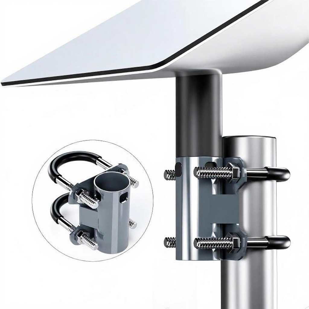 Heavy-Duty U-Bolt Pole Mount Adapter for Starlink Gen 2