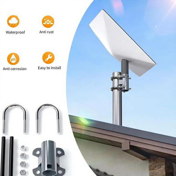Heavy-Duty U-Bolt Pole Mount Adapter for Starlink Gen 2