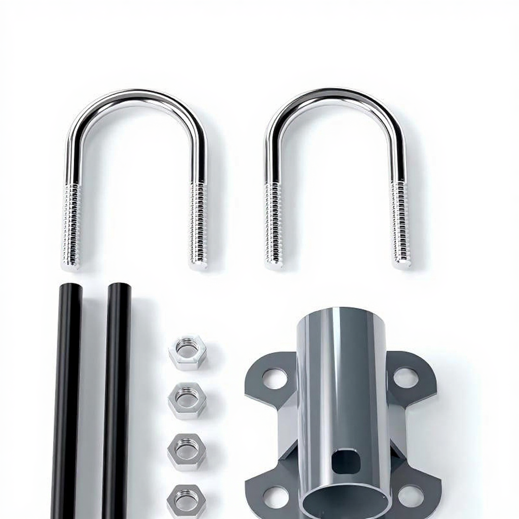 Heavy-Duty U-Bolt Pole Mount Adapter for Starlink Gen 2