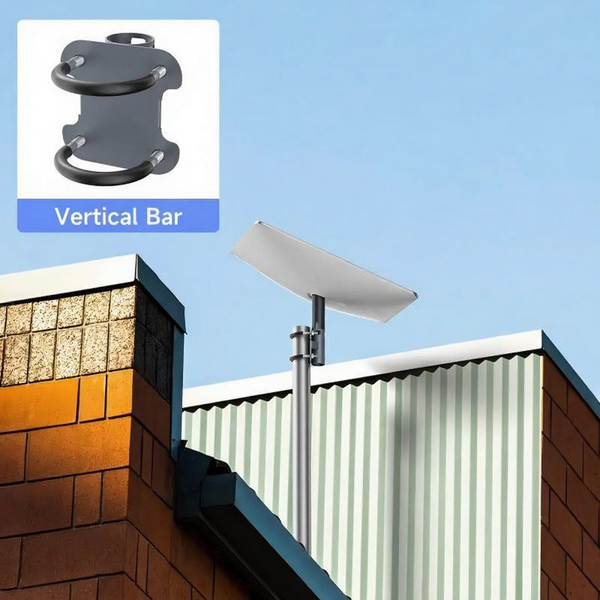 Heavy-Duty U-Bolt Pole Mount Adapter for Starlink Gen 2