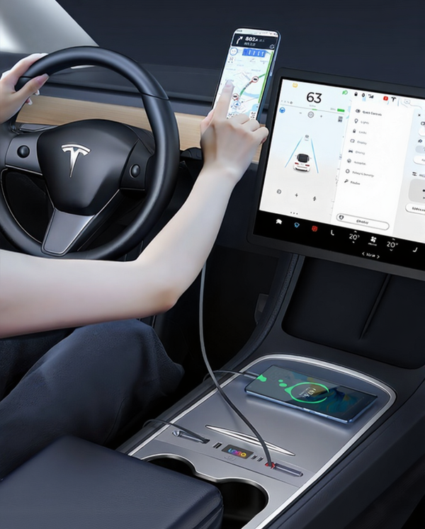 USB Hub Docking Station for Tesla Model 3 Highland/Model Y Juniper