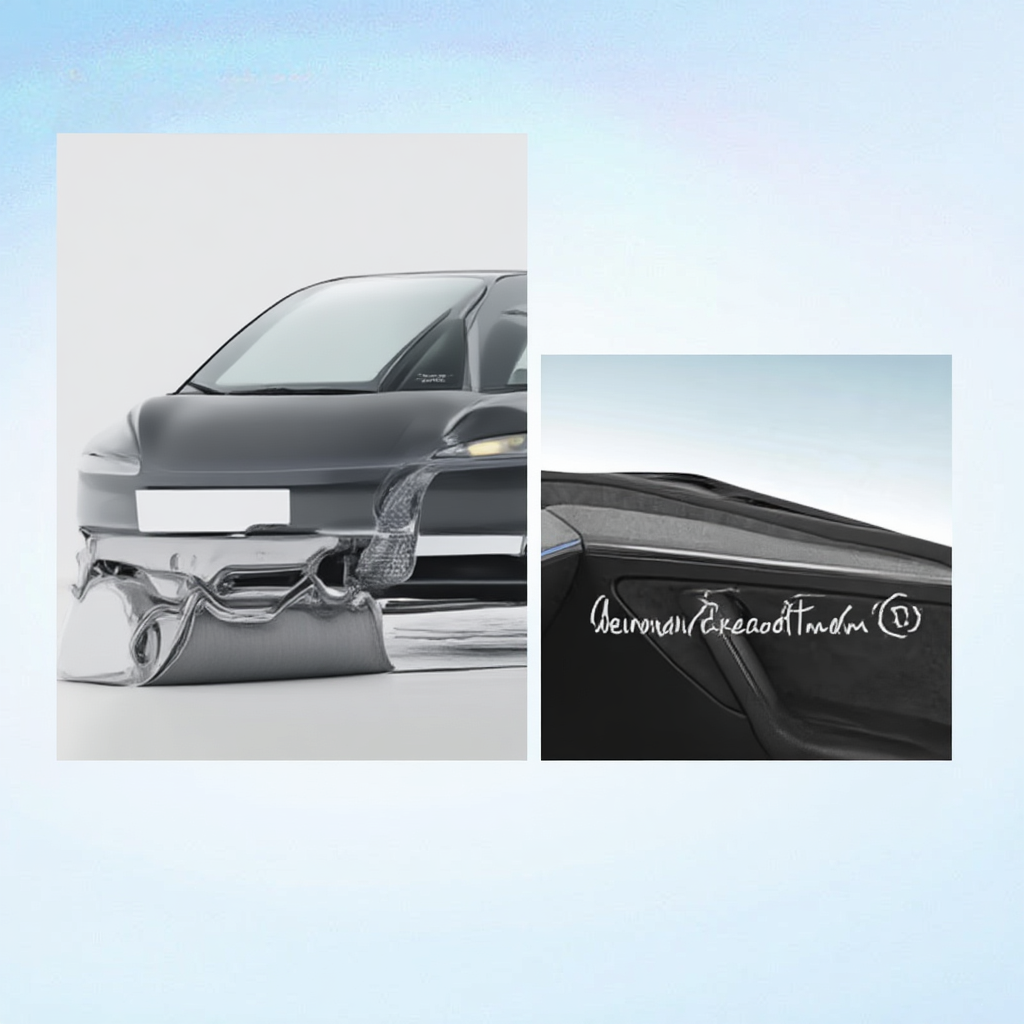 Ultra-Thin Alcantara Door Gap Trim for Tesla Model 3/Y