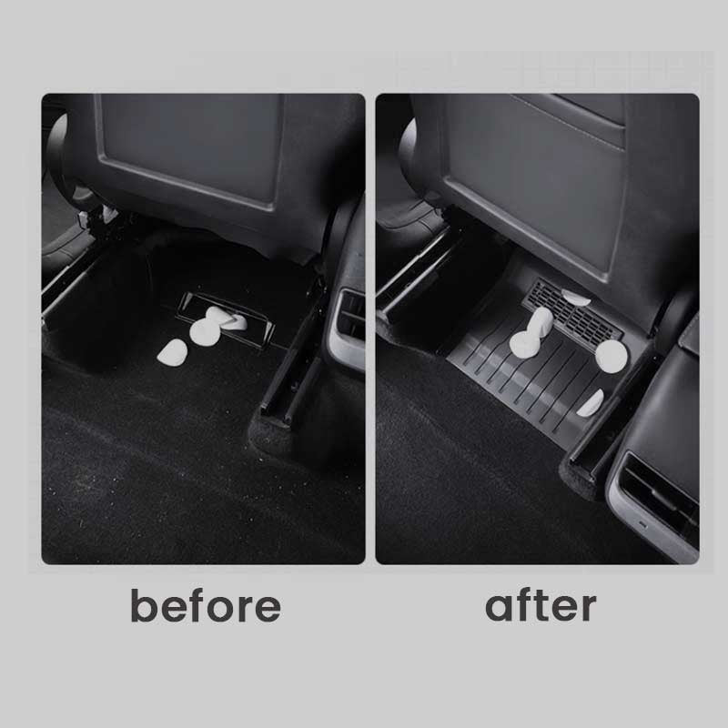 2Pcs Under Seat Air Outlet Protection Cover for Tesla Model Y