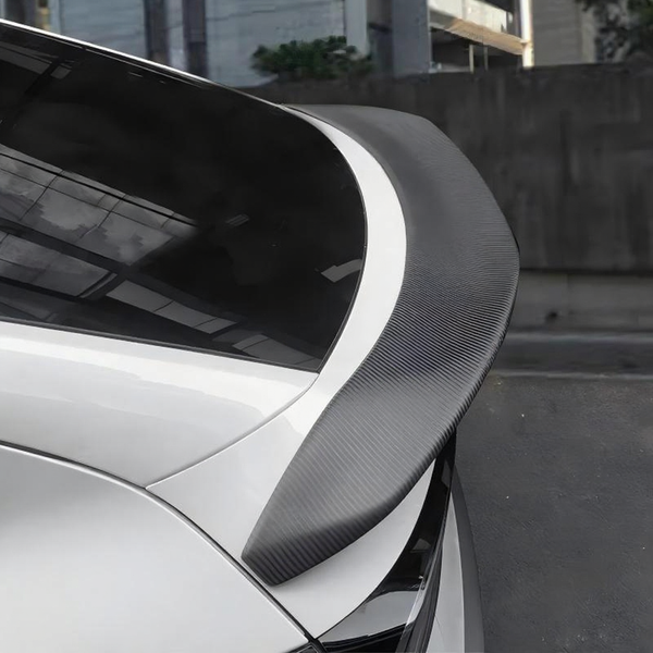 V-Style Carbon Fiber Rear Spoiler for Tesla Model Y Juniper
