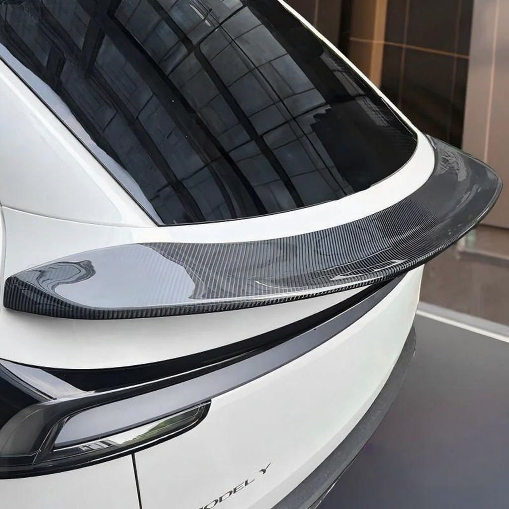 V-Style Carbon Fiber Rear Spoiler for Tesla Model Y Juniper