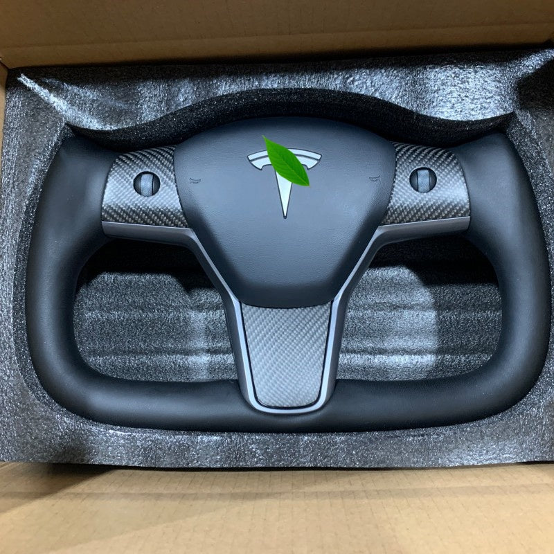 Yoke carbon steering wheel for Tesla Model 3/Y Main image