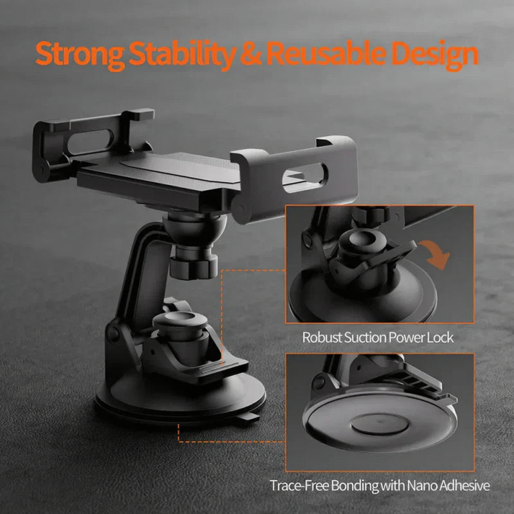 Starlink Mini Suction Cup Mount with Full 360° Adjustable Rotation