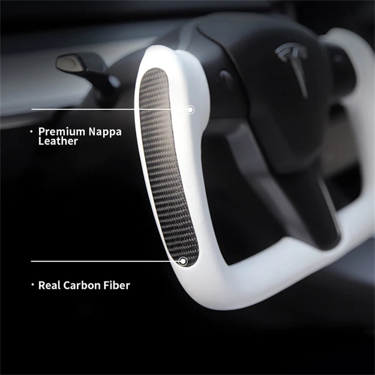 Yoke Steering Wheel for Tesla Model 3 / Y (2017-2024)