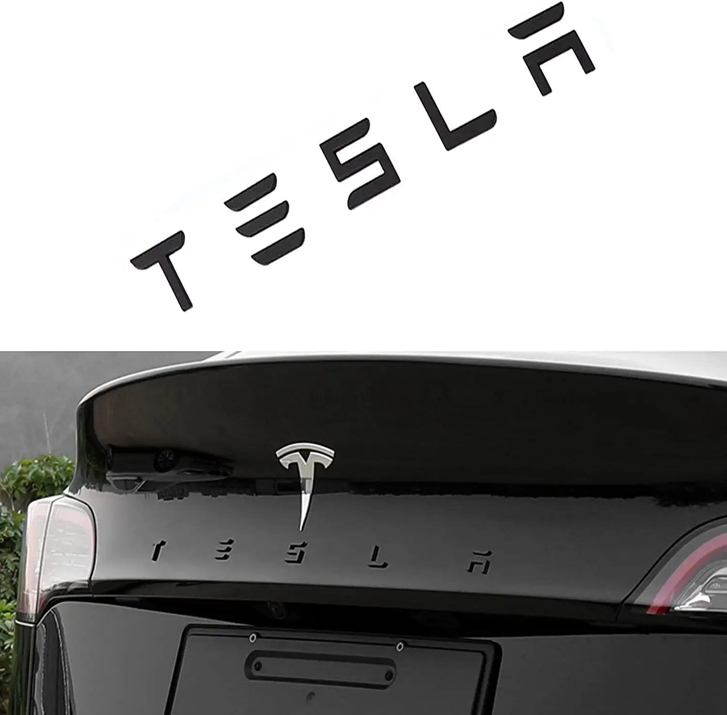 Tesla Model S/3/X/Y Letters Emblem Main image