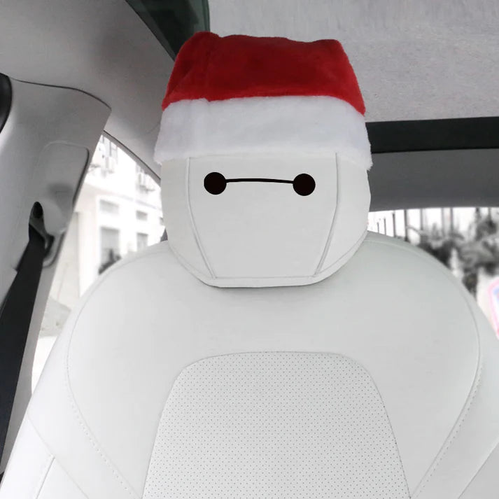 Christmas Hat for Tesla Model 3/X/S/Y Seats (2 hats with 2 pair of eyes)