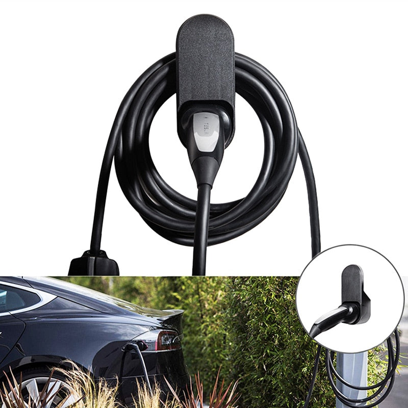 Black Tesla Wall Connector Bracket For Model S/3/X/Y