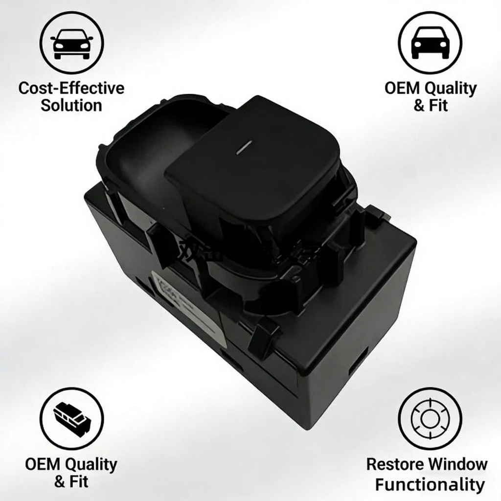 Power Window Switch Passenger Front Right/Rear Left or Right for Tesla Model 3/Y 2017-2023 (1081038-02-F)
