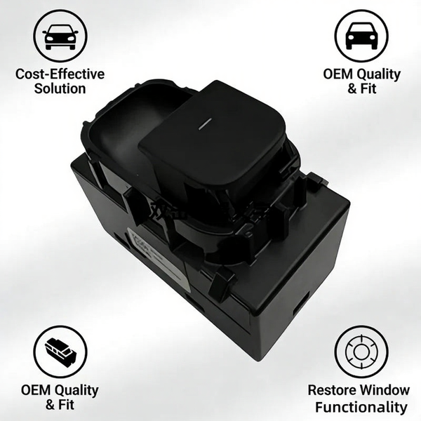 Power Window Switch Passenger Front Right/Rear Left or Right for Tesla Model 3/Y 2017-2023 (1081038-02-F)