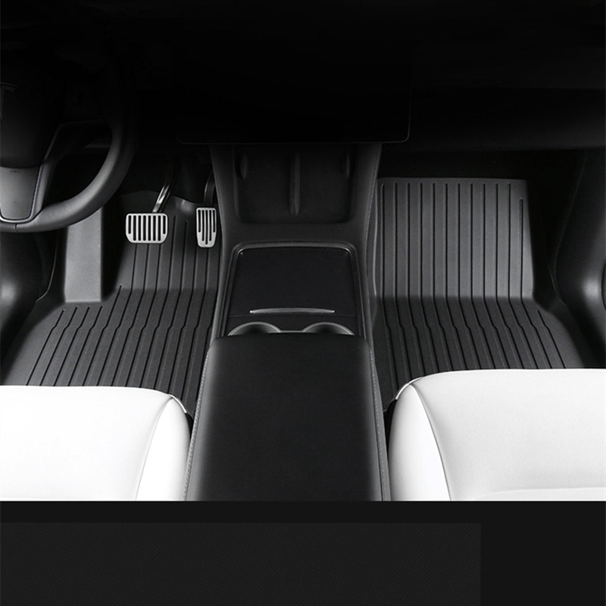 TPE Foot Mats for Tesla Model Y（2019-2024）