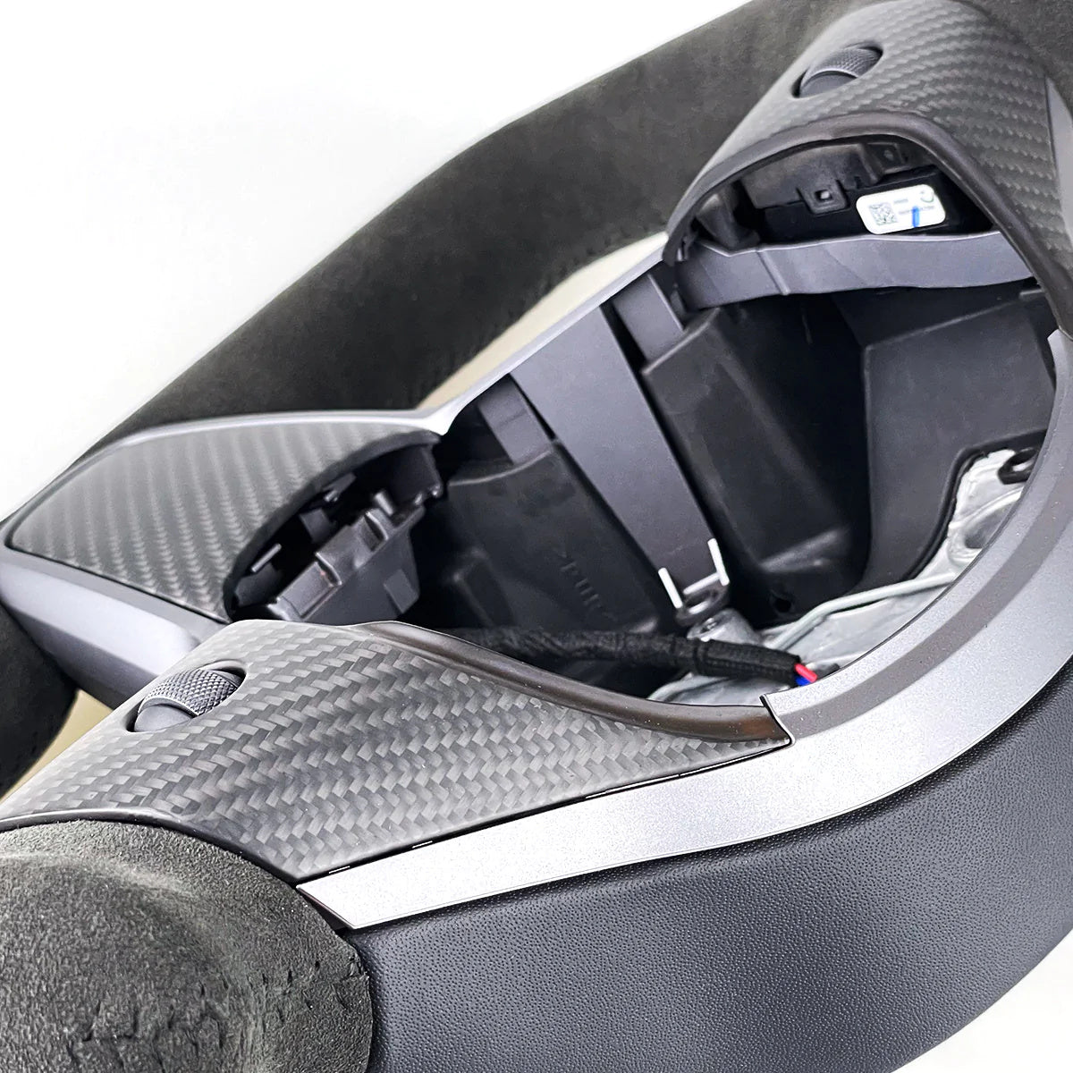Alcantara Yoke Steering Wheel for Tesla Model 3 / Y