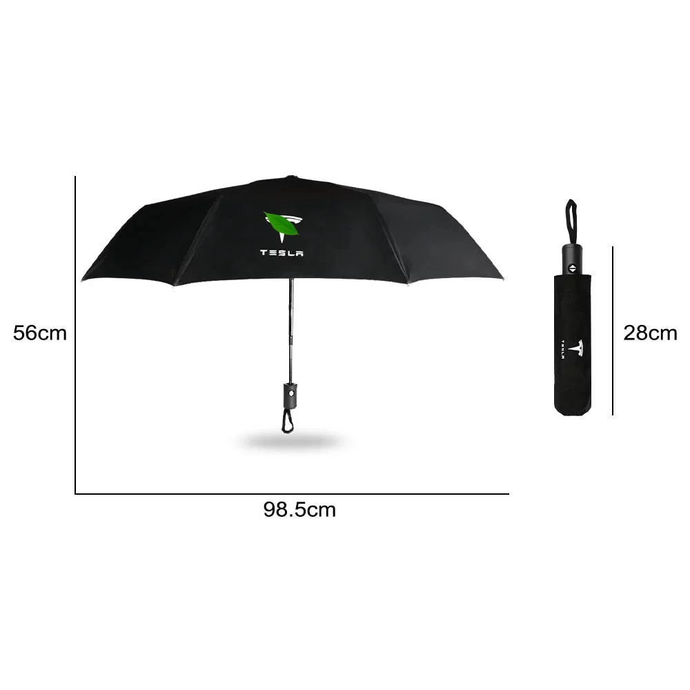 Tesla Umbrella with LED Flashlight