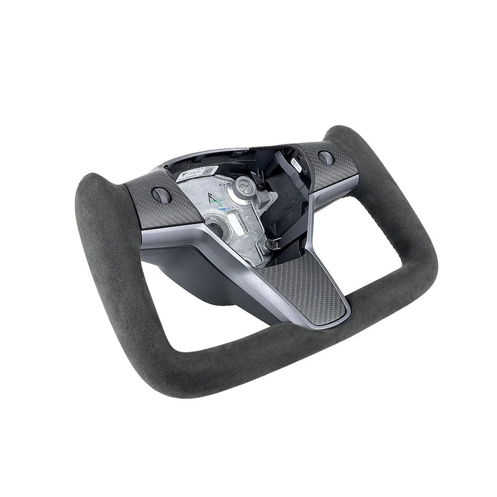 Alcantara Yoke Steering Wheel for Tesla Model 3 / Y