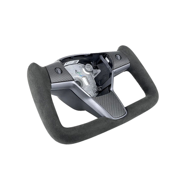Alcantara Yoke Steering Wheel for Tesla Model 3 / Y