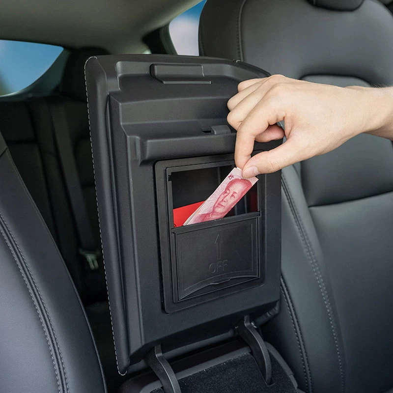 Center Console Organizer Armrest Hidden Storage Box suitable for Tesla Model 3/Y Secondary image