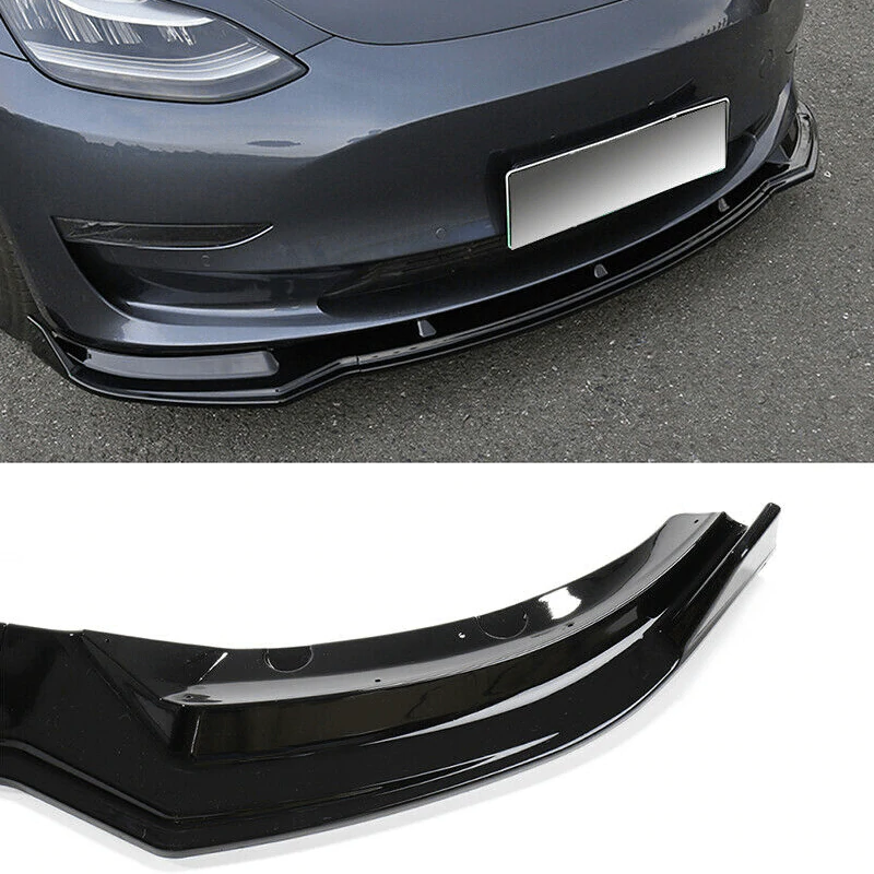 Tesla Model 3/Y Front Lip ABS Painted Spoiler (2021-2023)