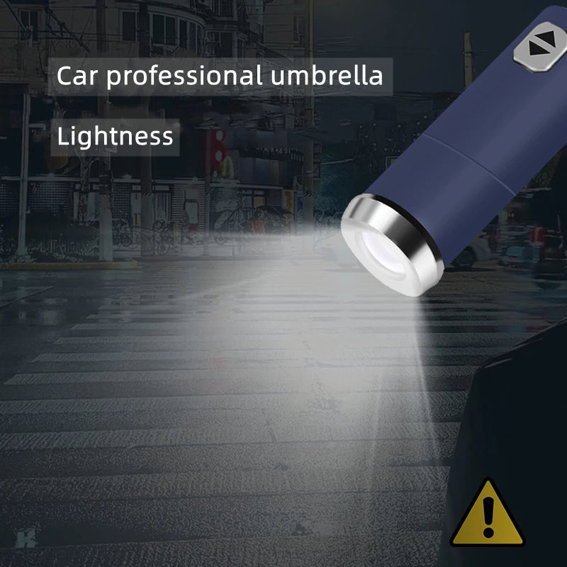 Tesla Umbrella with LED Flashlight
