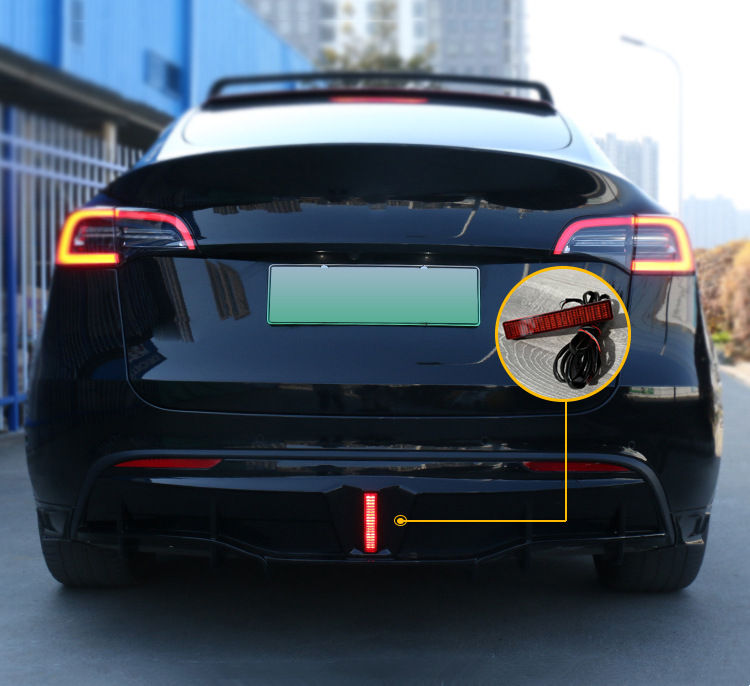 Rear Diffuser for Tesla Model 3/Y with LED Lights （2020-2024）
