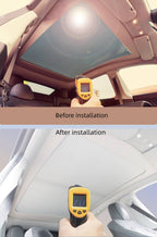 Retractable Glass Roof Sunshade for Tesla Model 3/Y/3 Highland