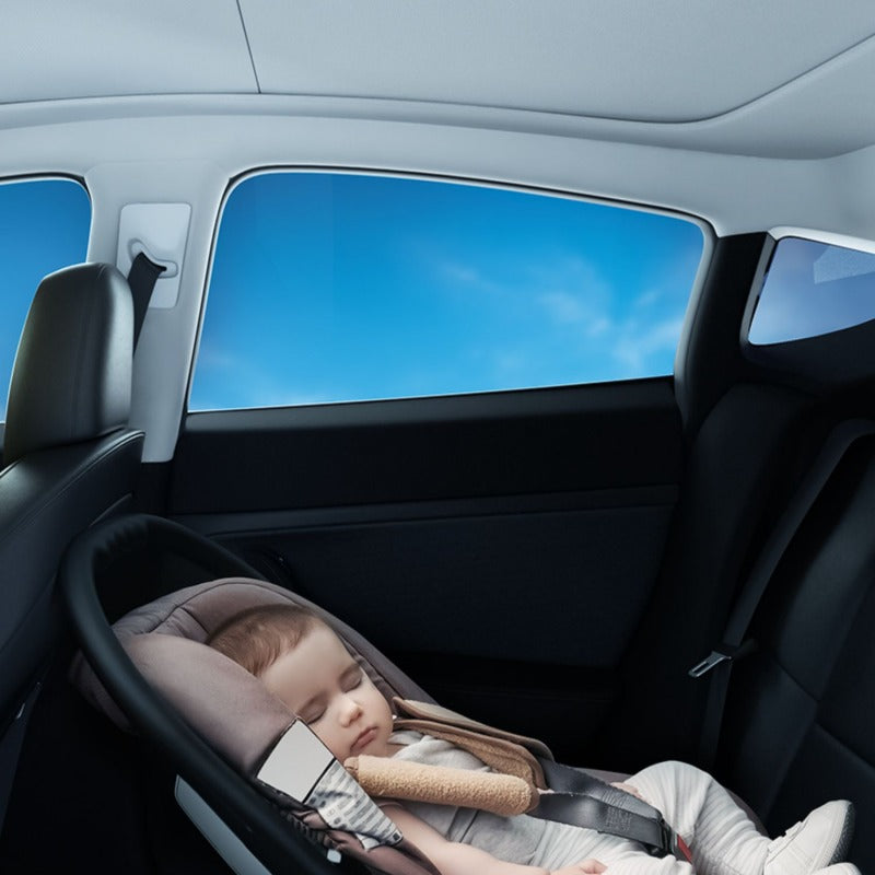 Retractable Glass Roof Sunshade for Tesla Model 3/Y/3 Highland