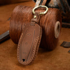 Handmade Leather Tesla Model S 3 X Key Fob Case Cover