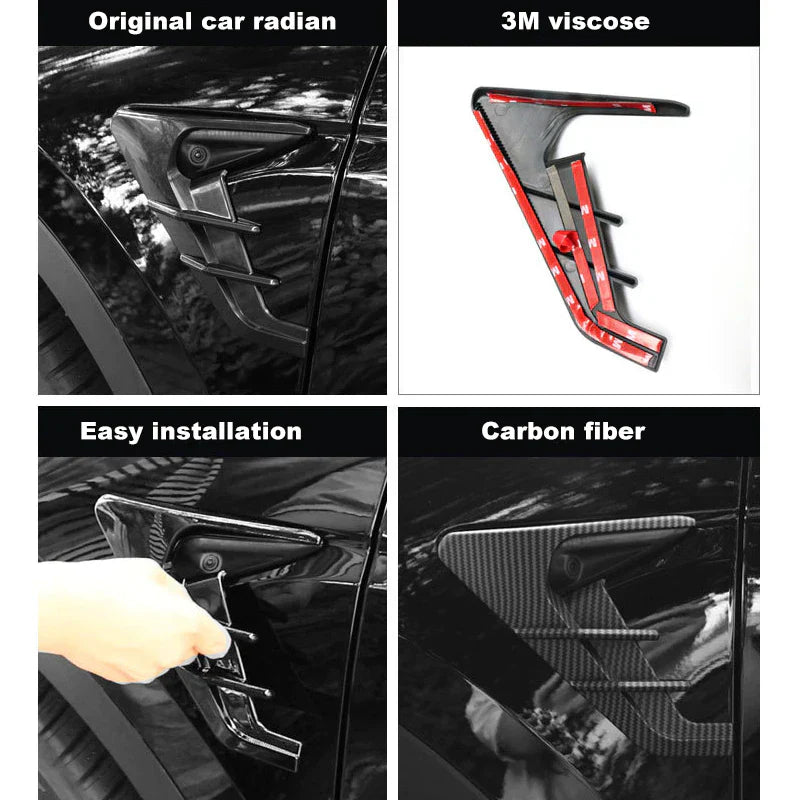 Turn Signal Side Camera Covers for Tesla Model 3/Y