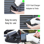 J1772 & CCS1 2 in1 Charging Adapter for Model S/3/X/Y
