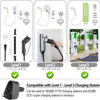 J1772 & CCS1 2 in1 Charging Adapter for Model S/3/X/Y