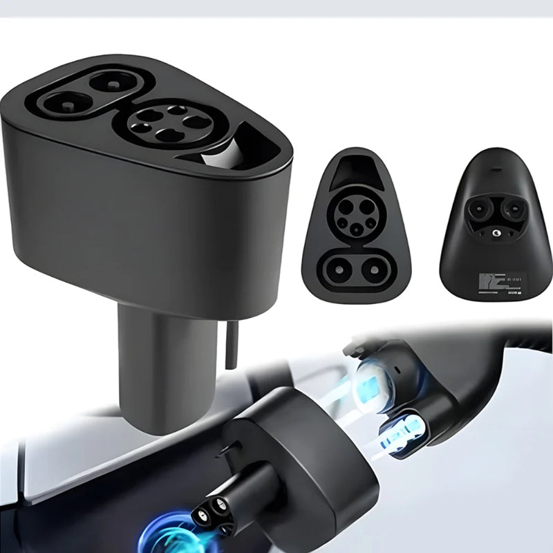 J1772 & CCS1 2 in1 Charging Adapter for Model S/3/X/Y