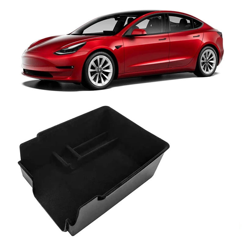 Tesla Model 3 & Y Center Armrest Storage Box Secondary image