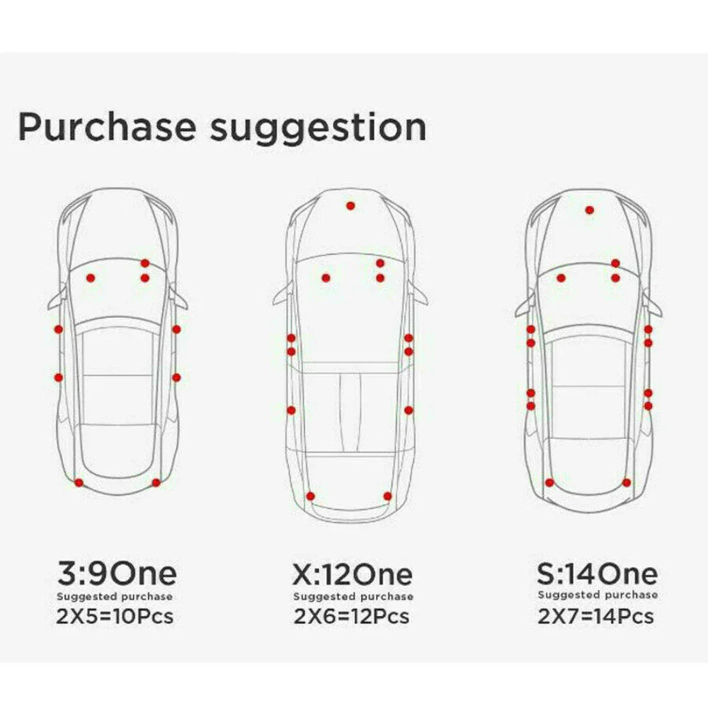 Footwell Lights for Tesla Model S/3/X